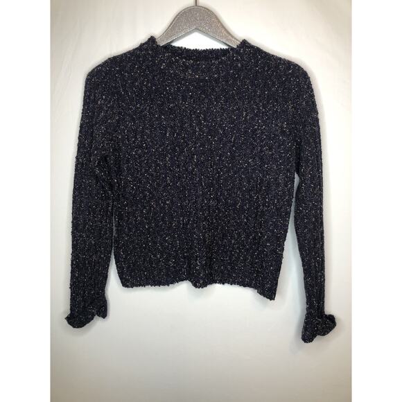 NEW RAGA Navy Astrid Laced Back Pullover Sweater Size Small S - Picture 2 of 7